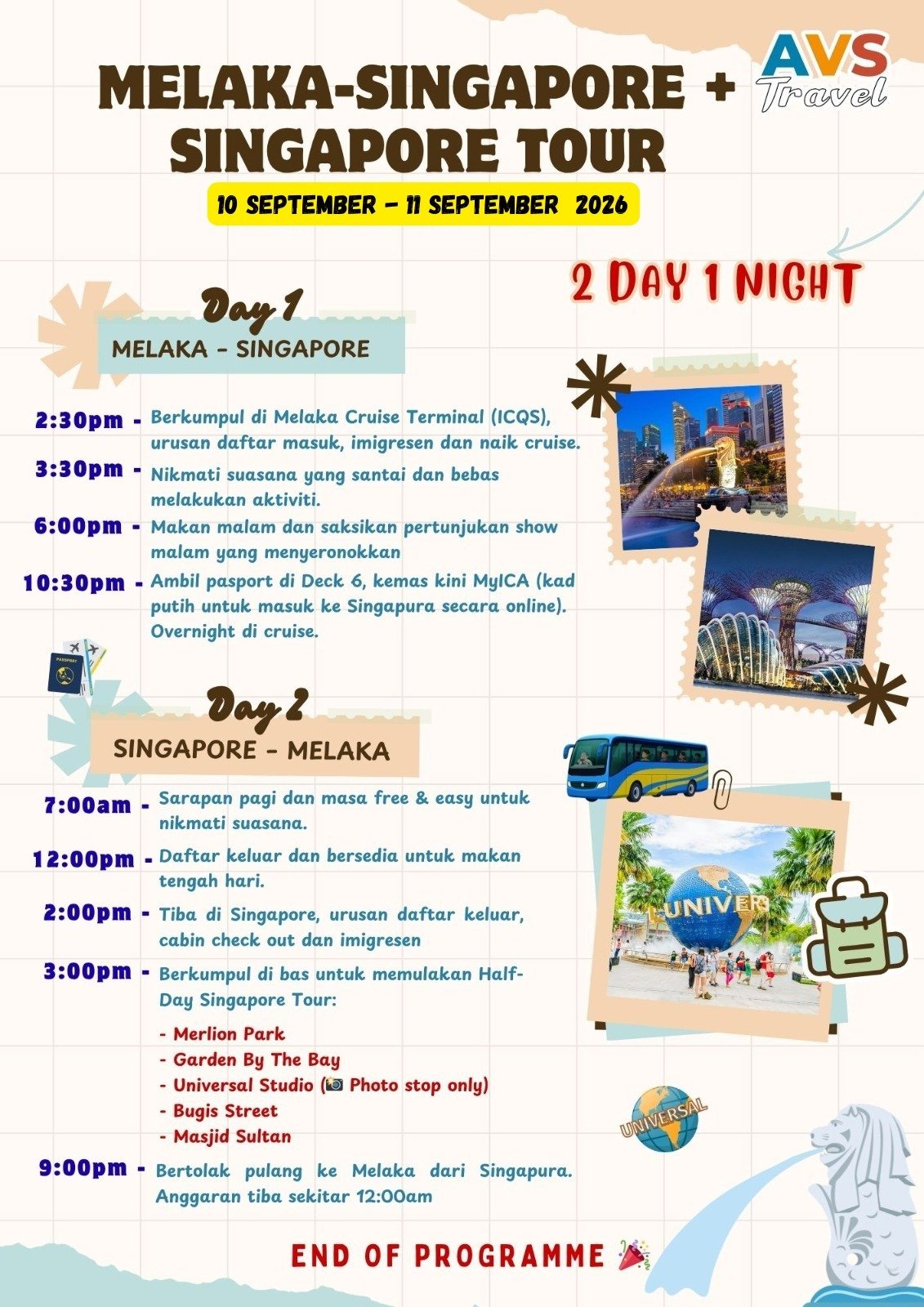 Itinerary